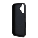 Apple iPhone 16 Kılıf DKNY Orjinal Lisanslı M-safe Şarj Özellikli Metal Logolu PU Deri Grained Kapak
