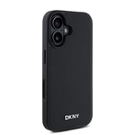 Apple iPhone 16 Kılıf DKNY Orjinal Lisanslı M-safe Şarj Özellikli Metal Logolu PU Deri Grained Kapak