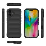 Apple iPhone 16 Kılıf Esnek TPU Oyuklu Arka Yüzey Tasarımlı Zore Etnik Silikon Kapak