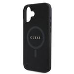 Apple iPhone 16 Kılıf Guess Orjinal Lisanslı M-safe Şarj Özellikli Yazı Logolu Saffiano Classic Kapak