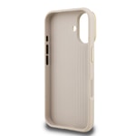 Apple iPhone 16 Kılıf Guess Orjinal Lisanslı Grained Yazı Logolu Kamera Standlı Kapak