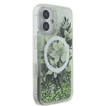 Apple iPhone 16 Kılıf Guess Orjinal Lisanslı PU Deri 4G Desenli Metal Büyük 4G ve Yazı Logolu Kapak