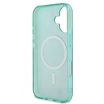 Apple iPhone 16 Kılıf Guess Orjinal Lisanslı M-safe Şarj Özellikli IML Baskılı Jungle Ring Kapak