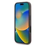 Apple iPhone 16 Kılıf Guess Orjinal Lisanslı M-safe Şarj Özellikli 4G Şerit Tasarımlı Printed Kapak