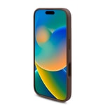 Apple iPhone 16 Kılıf Guess Orjinal Lisanslı M-safe Şarj Özellikli Gül Baskılı 4G Desenli Yazı Logolu Kapak