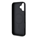 Apple iPhone 16 Kılıf Guess Orjinal Lisanslı M-safe Şarj Özellikli 4G Şerit Tasarımlı Printed Kapak