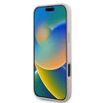 Apple iPhone 16 Kılıf Guess Orjinal Lisanslı PU Deri Şerit Logo Dizaynlı Kapak