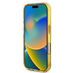 Apple iPhone 16 Kılıf Guess Orjinal Lisanslı M-safe Şarj Özellikli 4G Desenli IML Yazı Logolu Peony Kapak
