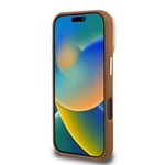 Apple iPhone 16 Kılıf Guess Orjinal Lisanslı Grained Yazı Logolu Kamera Standlı Kapak