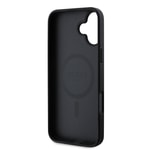 Apple iPhone 16 Kılıf Guess Orjinal Lisanslı M-safe Şarj Özellikli Yazı Logolu Saffiano Classic Kapak