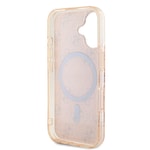 Apple iPhone 16 Kılıf Guess Orjinal Lisanslı M-safe Şarj Özellikli IML Baskılı Klasik Logolu 4G Desenli Kapak