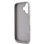 Apple iPhone 16 Kılıf Guess Orjinal Lisanslı Gül Baskılı Büyük Metal Logo Dizaynlı Kapak