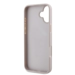 Apple iPhone 16 Kılıf Guess Orjinal Lisanslı PU Deri Şerit Logo Dizaynlı Kapak