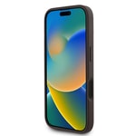 Apple iPhone 16 Kılıf Guess Orjinal Lisanslı M-safe Şarj Özellikli Yazı Logolu Circle Classic Kapak
