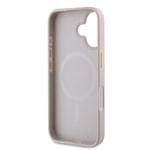 Apple iPhone 16 Kılıf Guess Orjinal Lisanslı M-safe Şarj Özellikli 4G Şerit Tasarımlı Printed Kapak