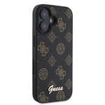 Apple iPhone 16 Kılıf Guess Orjinal Lisanslı M-safe Şarj Özellikli Yazı Logolu Peony Kapak