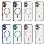 Apple iPhone 16 Kılıf Kamera Korumalı M-safe Wireless Şarj Özellikli Zore Demre Kapak
