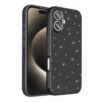 Apple iPhone 16 Kılıf Kamera Korumalı Simli Lüks Zore Koton Kapak