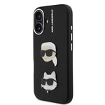 Apple iPhone 16 Kılıf Karl Lagerfeld Orjinal Lisanslı K&C Heads Pin Kapak