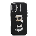 Apple iPhone 16 Kılıf Karl Lagerfeld Orjinal Lisanslı K&C Heads Pin Kapak