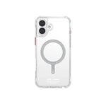 Apple iPhone 16 Kılıf M-safe Şarj Özellikli Şeffaf Airbag Tasarımlı Skinarma Saido Kapak