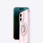 Apple iPhone 16 Kılıf M-safe Şarj Özellikli Yüzük Standlı Amazingthing Titan Pro Serisi Kapak