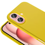 Apple iPhone 16 Kılıf M-safe Şarj Özellikli Sıvı Teknolojili Silinebilir Sert Zore Kivi Kapak