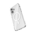 Apple iPhone 16 Kılıf M-safe Şarj Özellikli Raptic Crystal M-safe Serisi Şeffaf Kapak