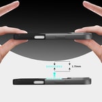 Apple iPhone 16 Kılıf M-Safe Şarj Özellikli Mıknatıslı Zore Duble Kapak