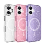Apple iPhone 16 Kılıf M-safe Şarj Özellikli Standlı Set Amazingthing Omni Adventure Serisi Kapak