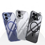 Apple iPhone 16 Kılıf M-safe Şarj Özellikli Wlons Standlı Efsane Kapak
