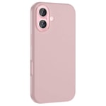 Apple iPhone 16 Kılıf M-safe Şarj Özellikli Sıvı Teknolojili Silinebilir Sert Zore Kivi Kapak