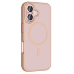 Apple iPhone 16 Kılıf M-safe Şarj Özellikli Mat Arka Yüzey Zore Sio Kapak