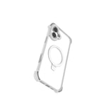 Apple iPhone 16 Kılıf M-safe Şarj Özellikli Raptic Dual Serisi Şeffaf Standlı Kapak