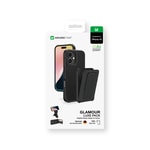 Apple iPhone 16 Kılıf M-safe Şarj Özellikli Standlı Kartlıklı Set Amazingthing Glamour Luxe Serisi Kapak