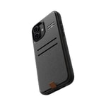 Apple iPhone 16 Kılıf M-safe Şarj Özellikli Raptic Slim Wallet Serisi Deri Görünümlü Kartlıklı Standlı Kapak