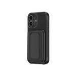 Apple iPhone 16 Kılıf M-safe Şarj Özellikli Standlı Kartlıklı Set Amazingthing Glamour Luxe Serisi Kapak