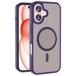 Apple iPhone 16 Kılıf M-safe Şarj Özellikli Mat Arka Yüzey Zore Sio Kapak