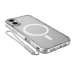 Apple iPhone 16 Kılıf M-safe Şarj Özellikli Raptic Crystal M-safe Serisi Şeffaf Kapak