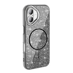 Apple iPhone 16 Kılıf M-safe Şarj Özellikli Karbon Fiber Görünümlü Zore Antina Kapak