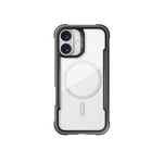 Apple iPhone 16 Kılıf M-safe Şarj Özellikli Airbagli Raptic Shield Serisi Şeffaf Arka Yüzey Kapak