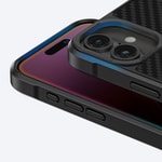 Apple iPhone 16 Kılıf M-safe Şarj Özellikli 1500D Aramid Fiber Amazingthing Titan Max Serisi Kapak
