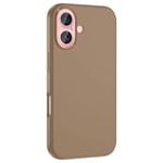 Apple iPhone 16 Kılıf M-safe Şarj Özellikli Sıvı Teknolojili Silinebilir Sert Zore Kivi Kapak