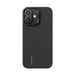 Apple iPhone 16 Kılıf M-safe Şarj Özellikli Karbon Fiber Benks Montage ArmorAir Kevlar Kapak