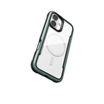 Apple iPhone 16 Kılıf M-safe Şarj Özellikli Airbagli Raptic Shield Serisi Şeffaf Arka Yüzey Kapak