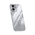 Apple iPhone 16 Kılıf M-safe Şarj Özellikli Wlons Standlı Efsane Kapak