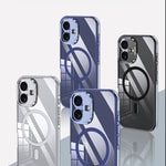 Apple iPhone 16 Kılıf M-safe Şarj Özellikli Wlons Standlı Efsane Kapak