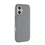 Apple iPhone 16 Kılıf M-Safe Şarj Özellikli Metal Kamera Çerçeveli Zore Edi Silikon Kapak
