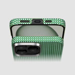 Apple iPhone 16 Kılıf M-safe Şarj Özellikli Aramid Fiber Pitaka Ultra-Slim Classic Serisi Forest Green Kapak