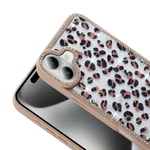 Apple iPhone 16 Kılıf Taşlı ve Simli Tasarım Zore Azra Kapak